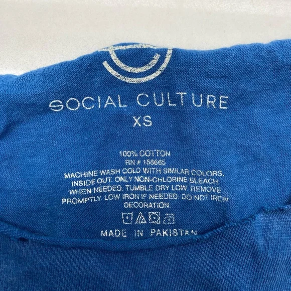 Social Culture Blue Yosemite Kids Tee - Picture 3 of 3